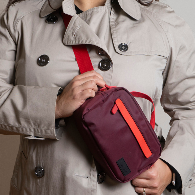Travel Belt Bag - Merlot – Cincha Travel