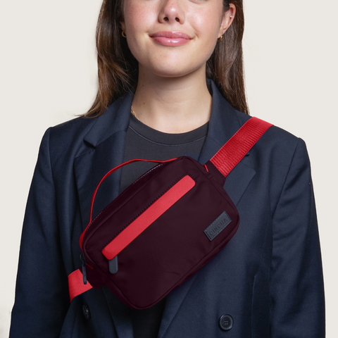 Travel Belt Bag - Merlot – Cincha Travel
