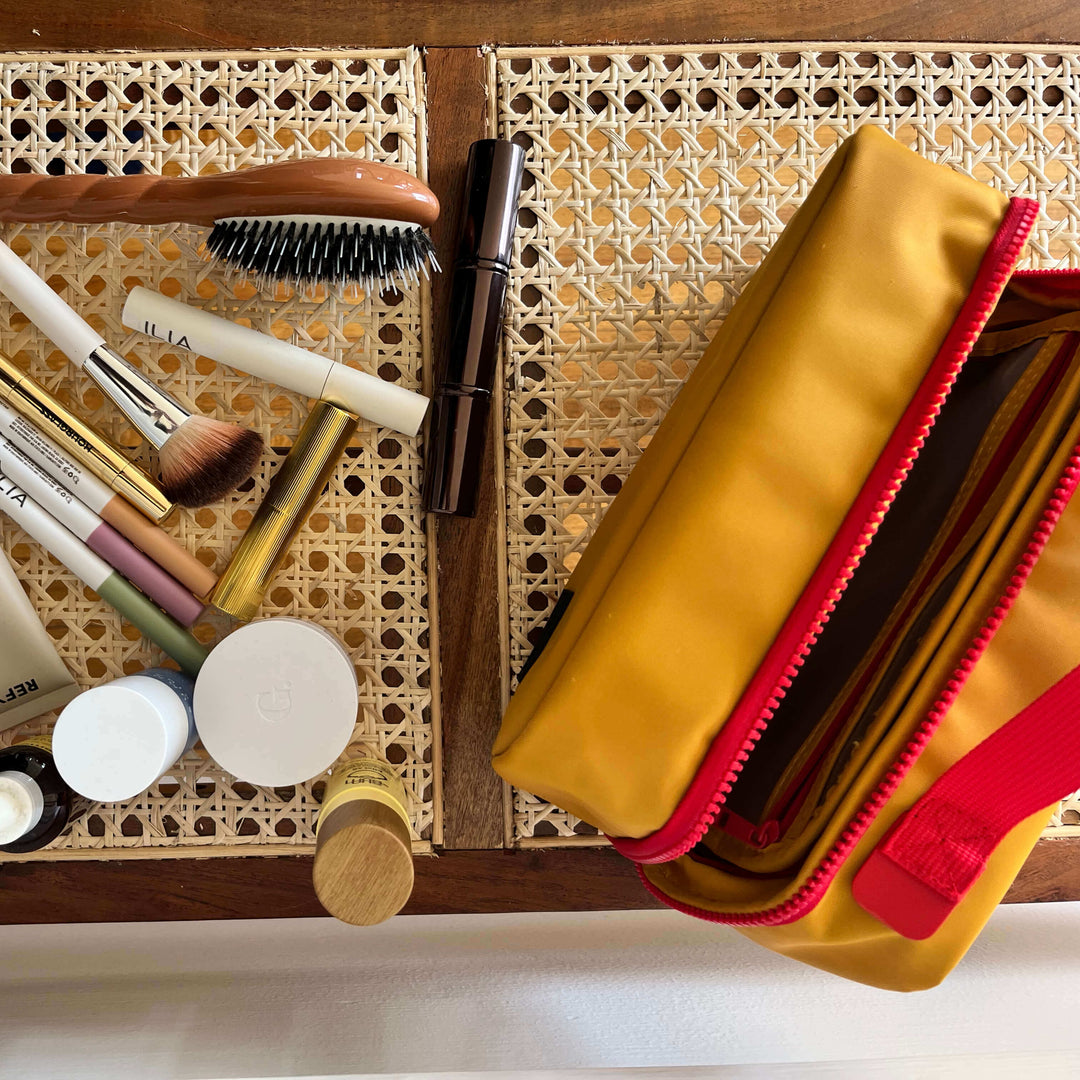 cinch top makeup travel bag The Small Toiletry Bag