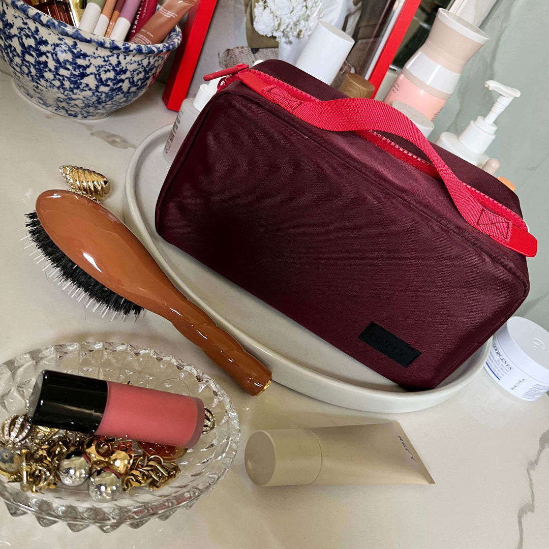 cinch top makeup travel bag The Small Toiletry Bag