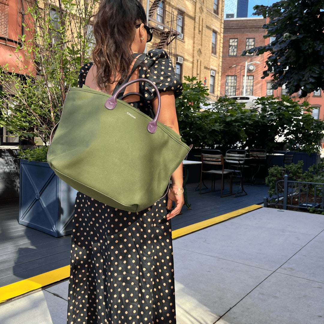 go travel tote bag The Canvas Go-Tote - Olive