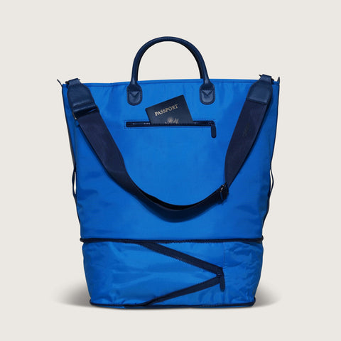 The Expandable Tote - Cerulean – Cincha Travel