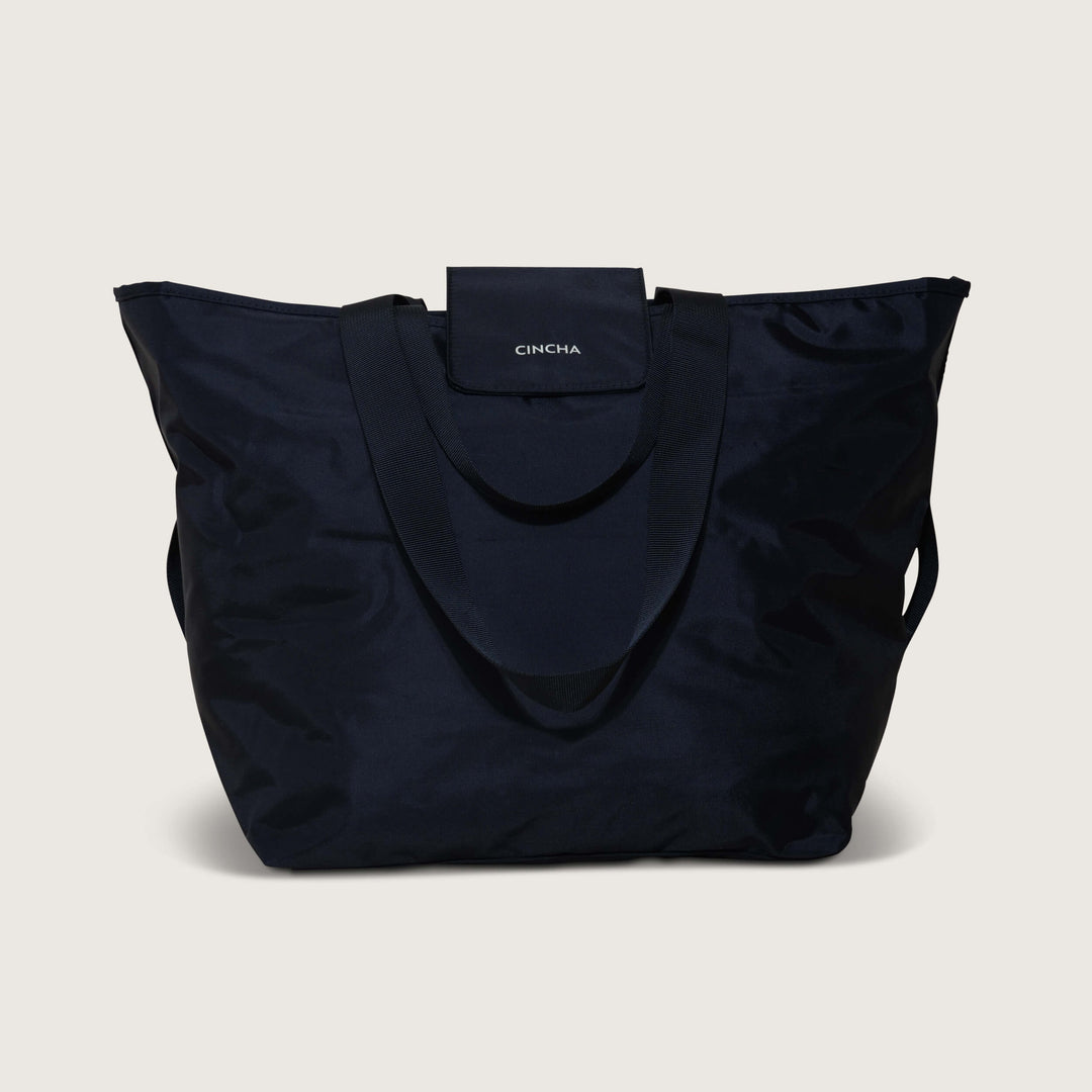 black tote bag for travel The Nylon Zip-All Tote