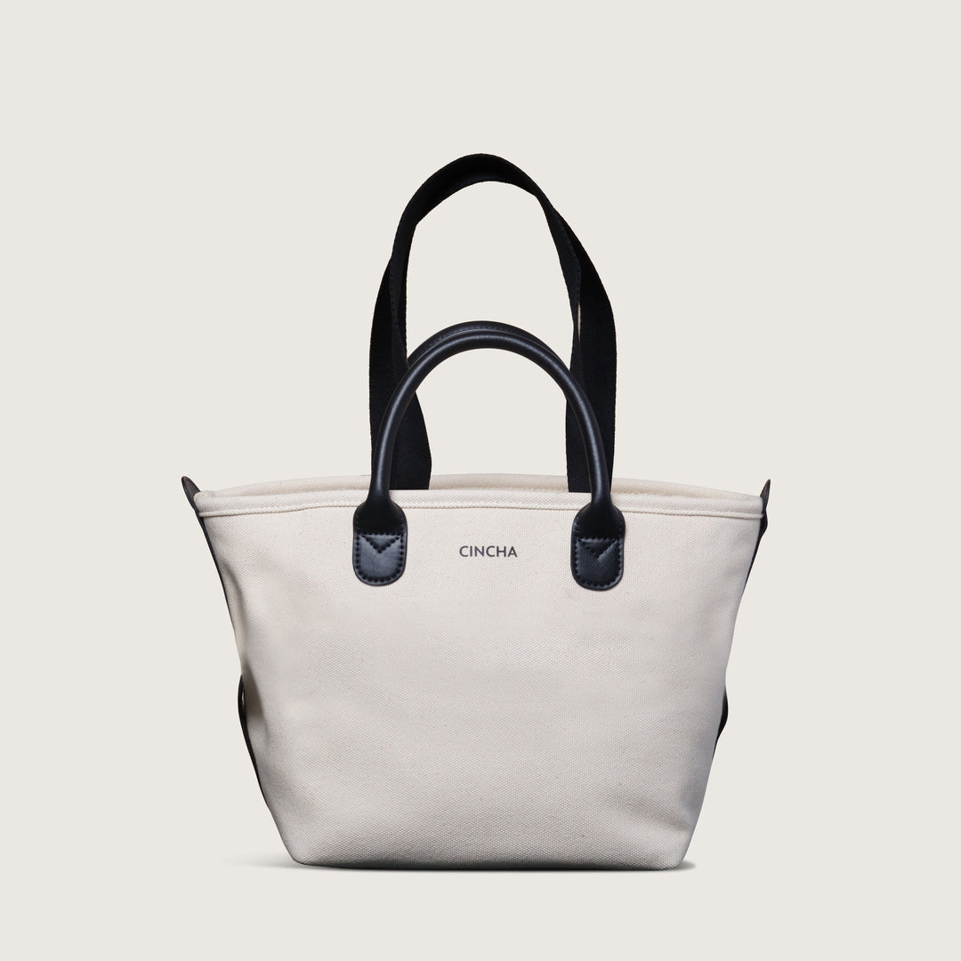 The Mini Canvas Go-Tote - Cream – Cincha Travel