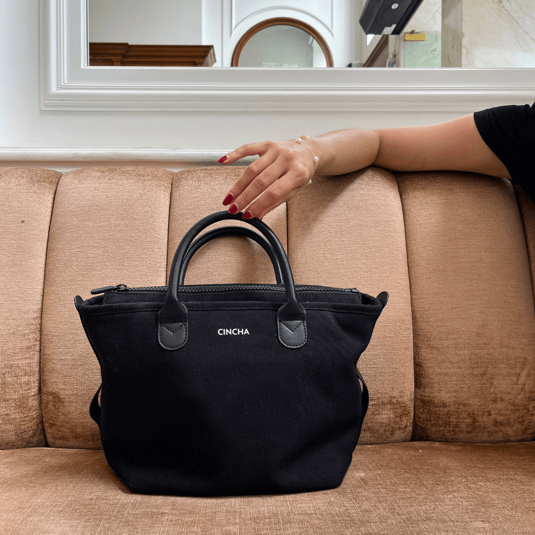 The Mini Canvas Go-Tote - Jet – Cincha Travel