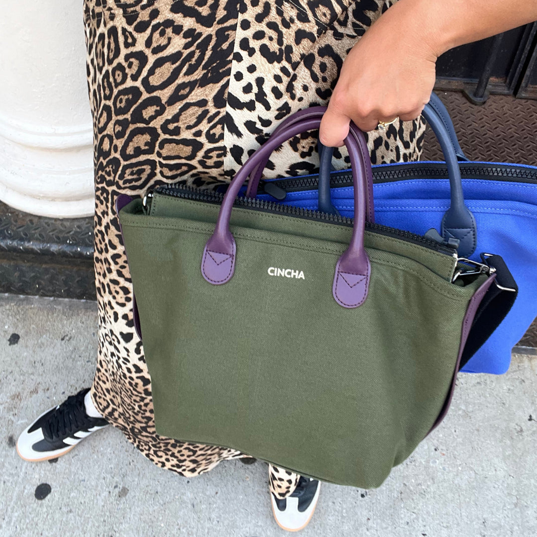 The Mini Canvas Go-Tote - Olive – Cincha Travel
